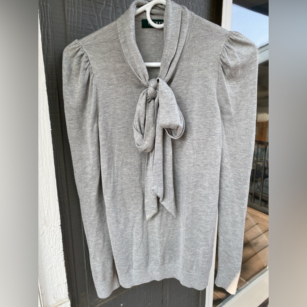 Ralph Lauren Bow tie Long Sleeve Sweater